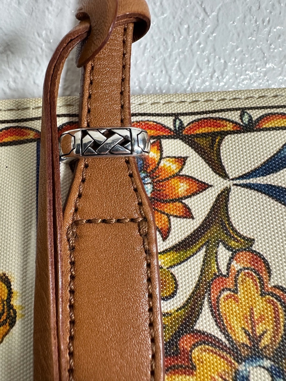 Brighton Bella Luca Coated Canvas Tote Bag - Picture 7 of 14